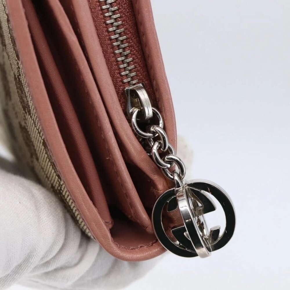GUCCI GG Canvas Long Wallet Beige 233024 Auth - Picture 7 of 16